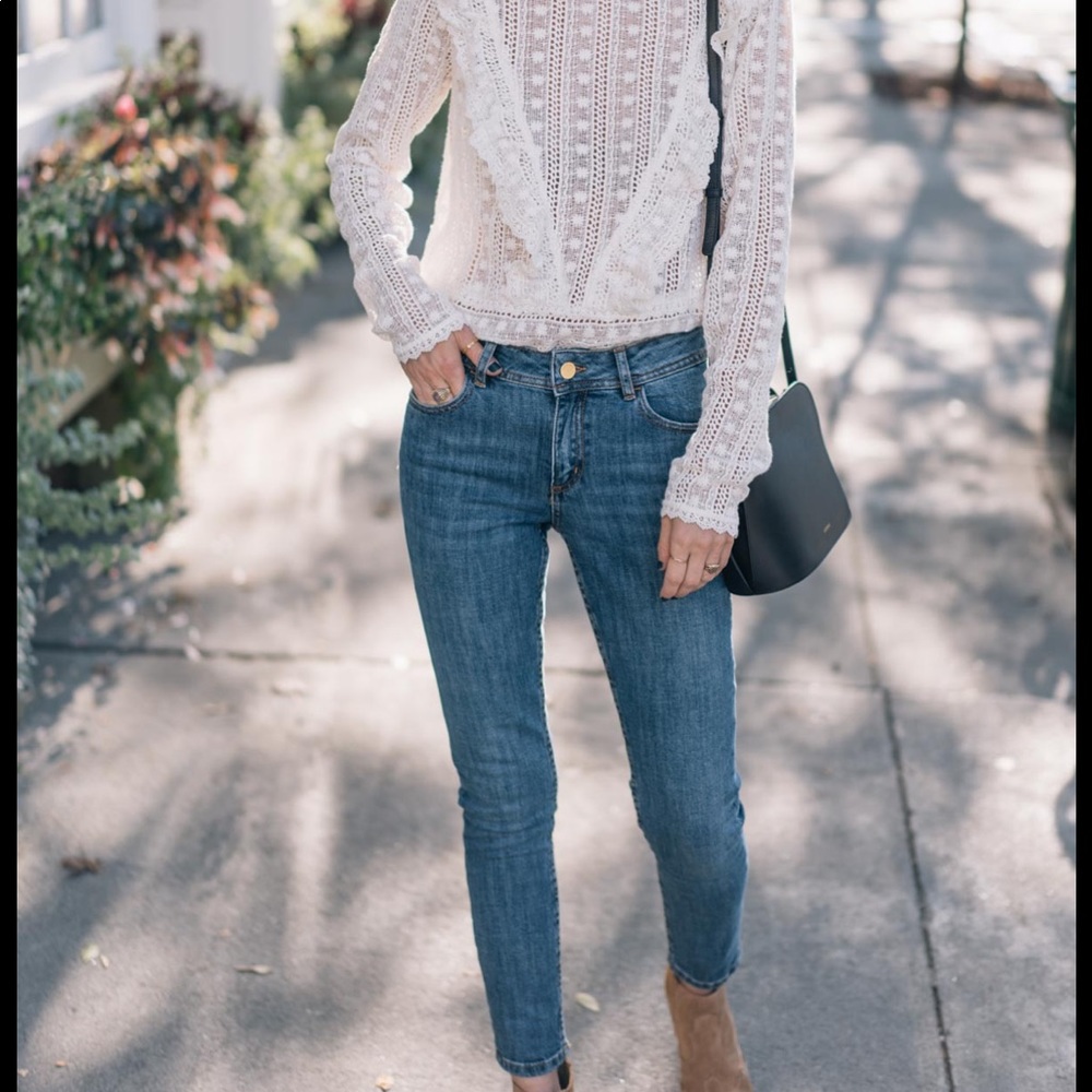 Sezane The Perfect Slim 7/8 Jeans